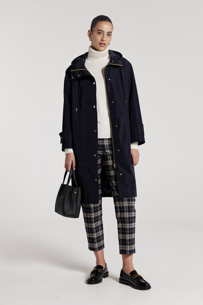 Highlands Raincoat - Navy-Perri Cutten