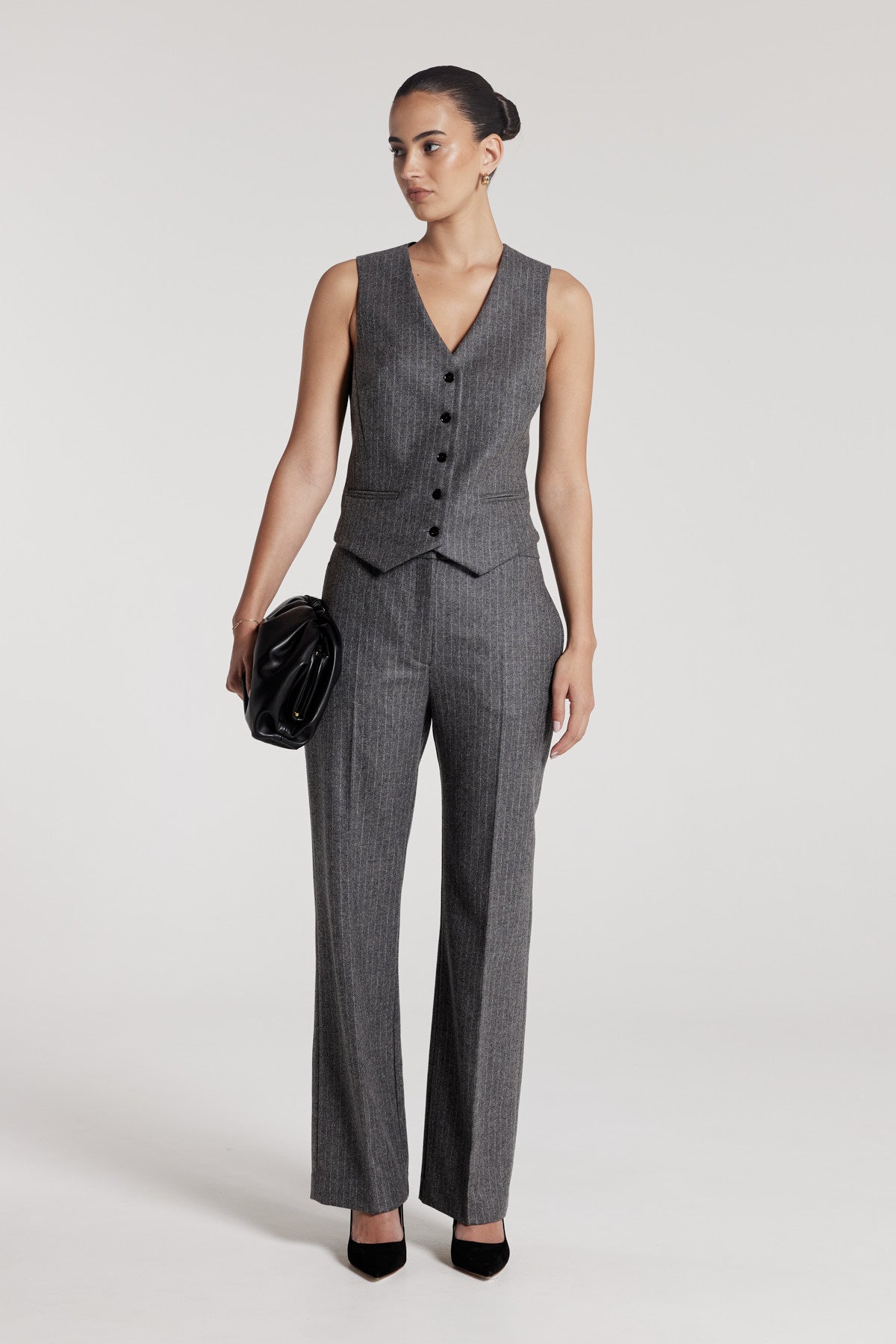 Langham Waistcoat - Charcoal-Perri Cutten