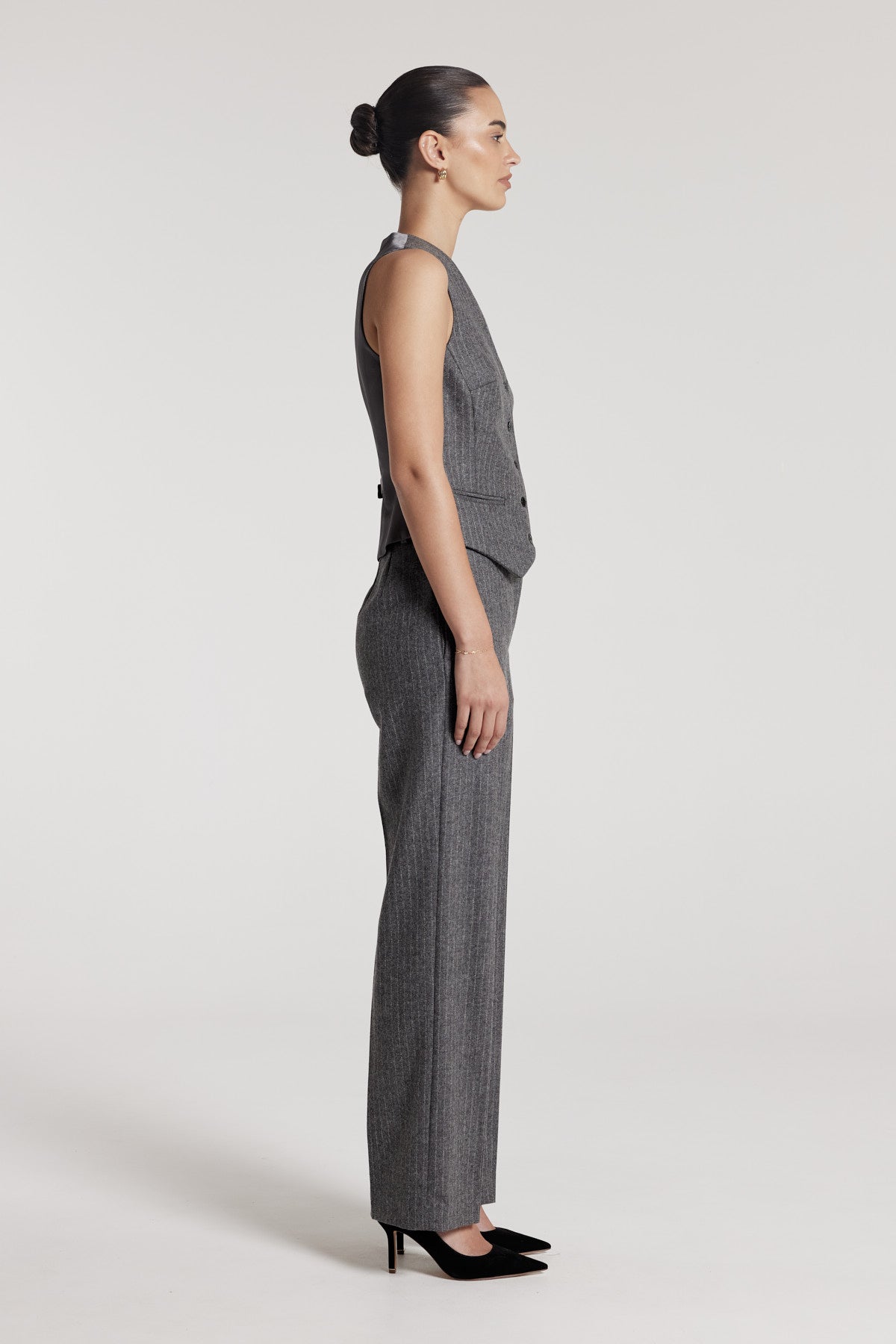 Langham Waistcoat - Charcoal-Perri Cutten