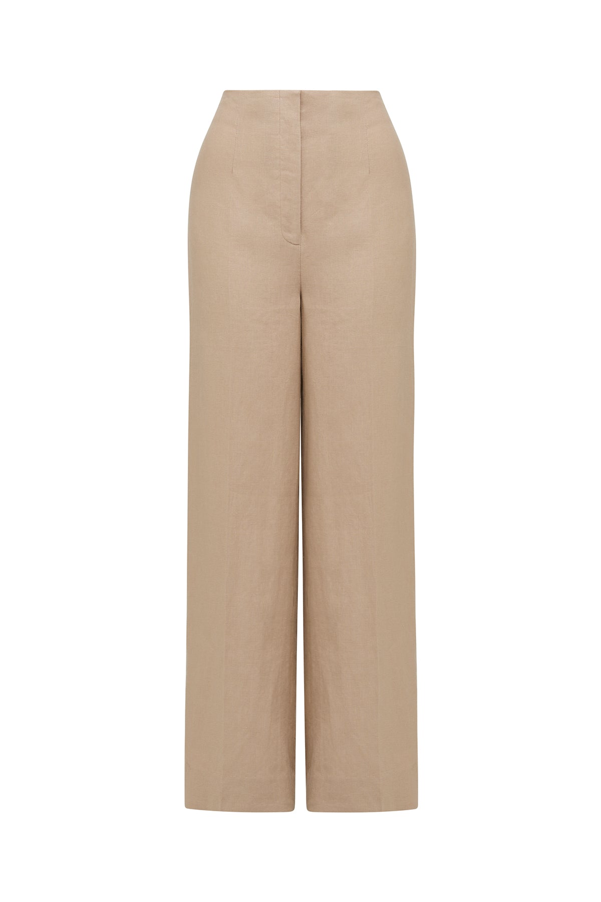 Nora Linen Pant - Stone-Perri Cutten