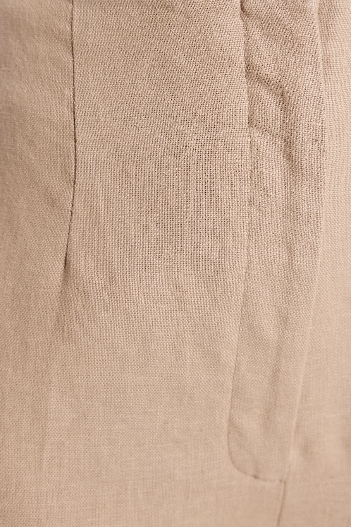 Nora Linen Pant - Stone-Perri Cutten