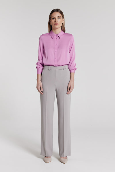 Luisa Silk Shirt - Lilac-Perri Cutten