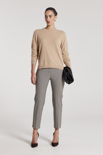 Cashmere Crew Jumper - Camel-Perri Cutten