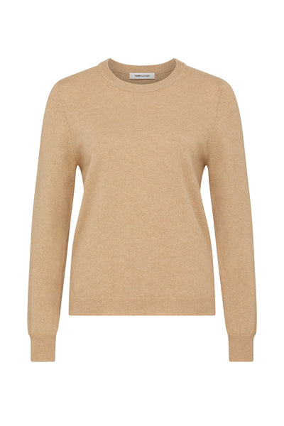 Cashmere Crew Jumper - Camel-Perri Cutten