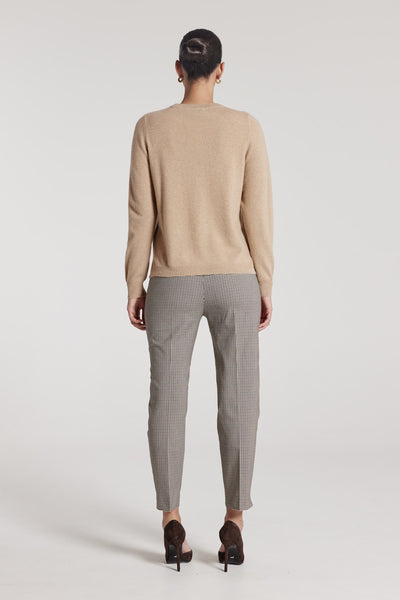 Cashmere Crew Jumper - Camel-Perri Cutten