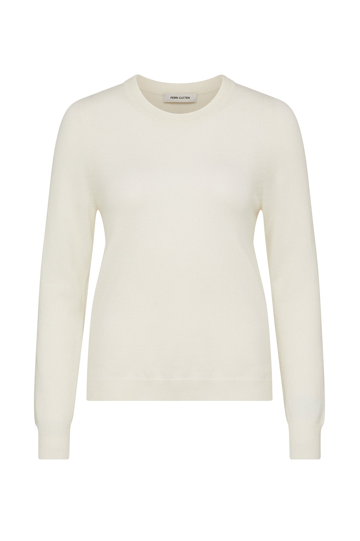 Cashmere Crew Jumper - Cream-Perri Cutten