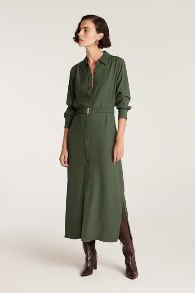 City Shirt Dress - Moss-Perri Cutten