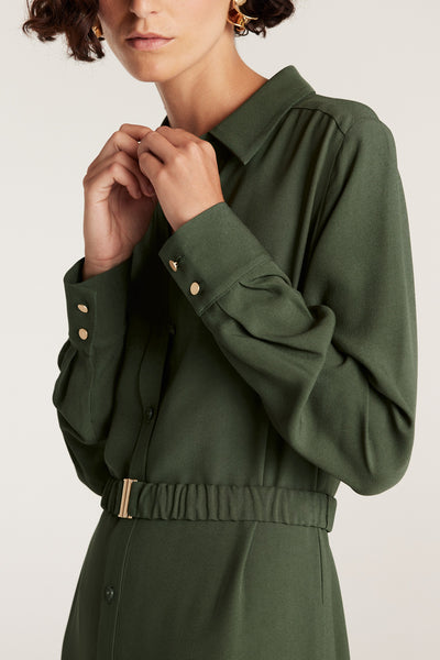 City Shirt Dress - Moss-Perri Cutten