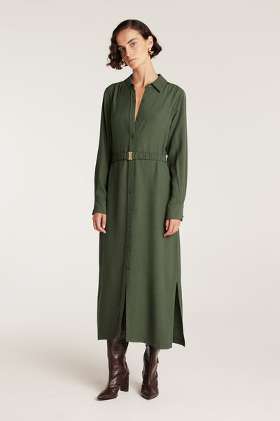 City Shirt Dress - Moss-Perri Cutten
