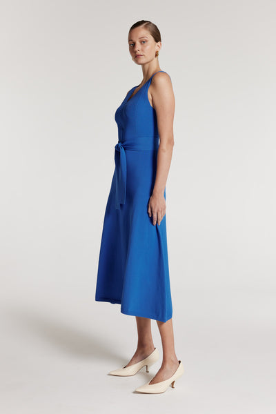 Francesca Knit Dress - Cobalt-Perri Cutten