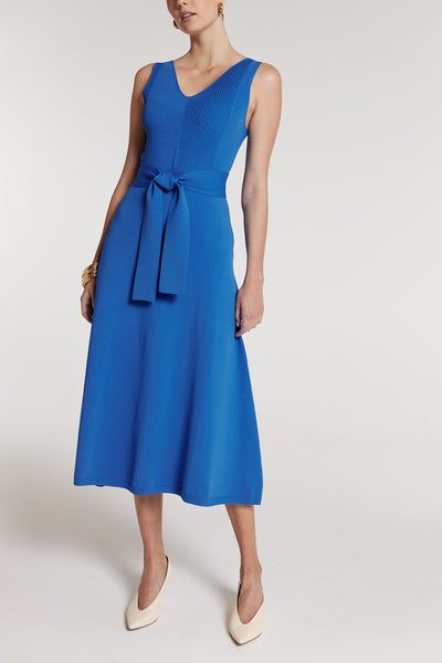 Francesca Knit Dress - Cobalt-Perri Cutten