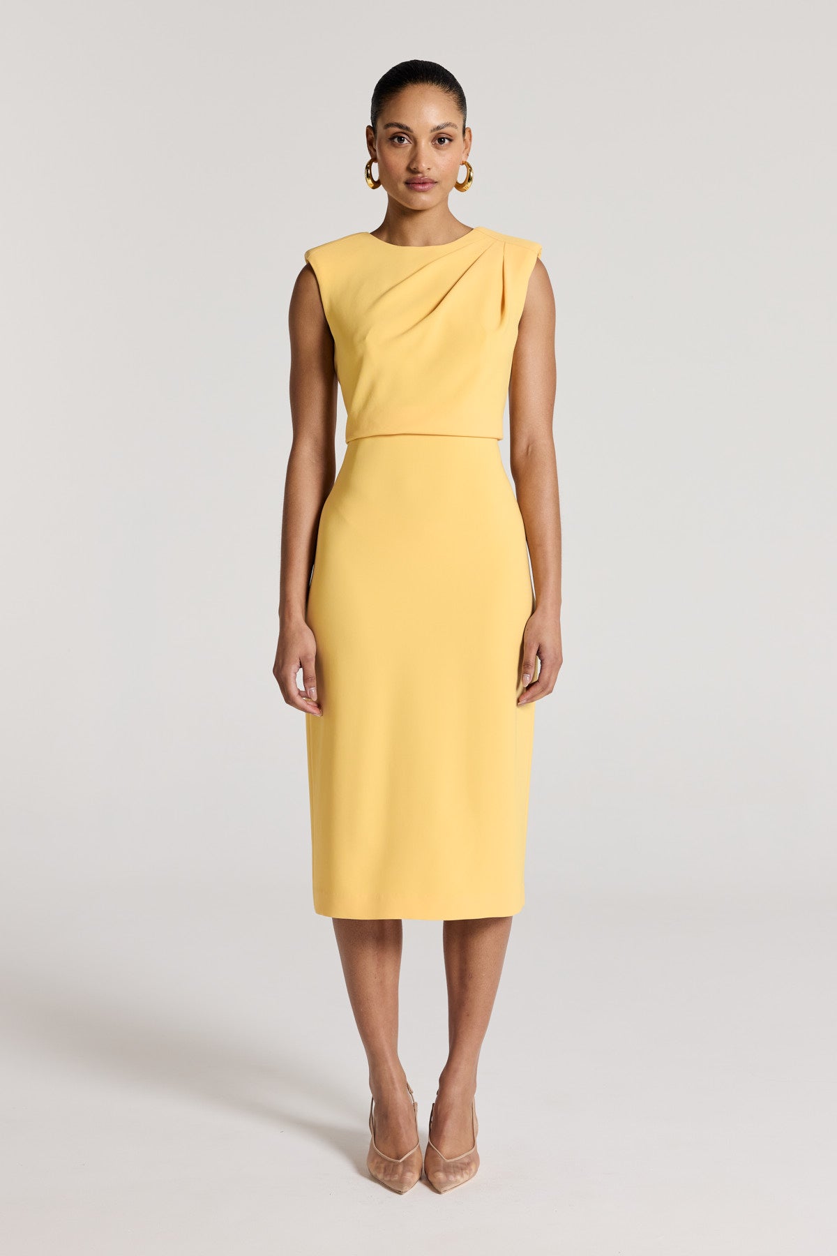 Ramona Dress - Yellow-Perri Cutten