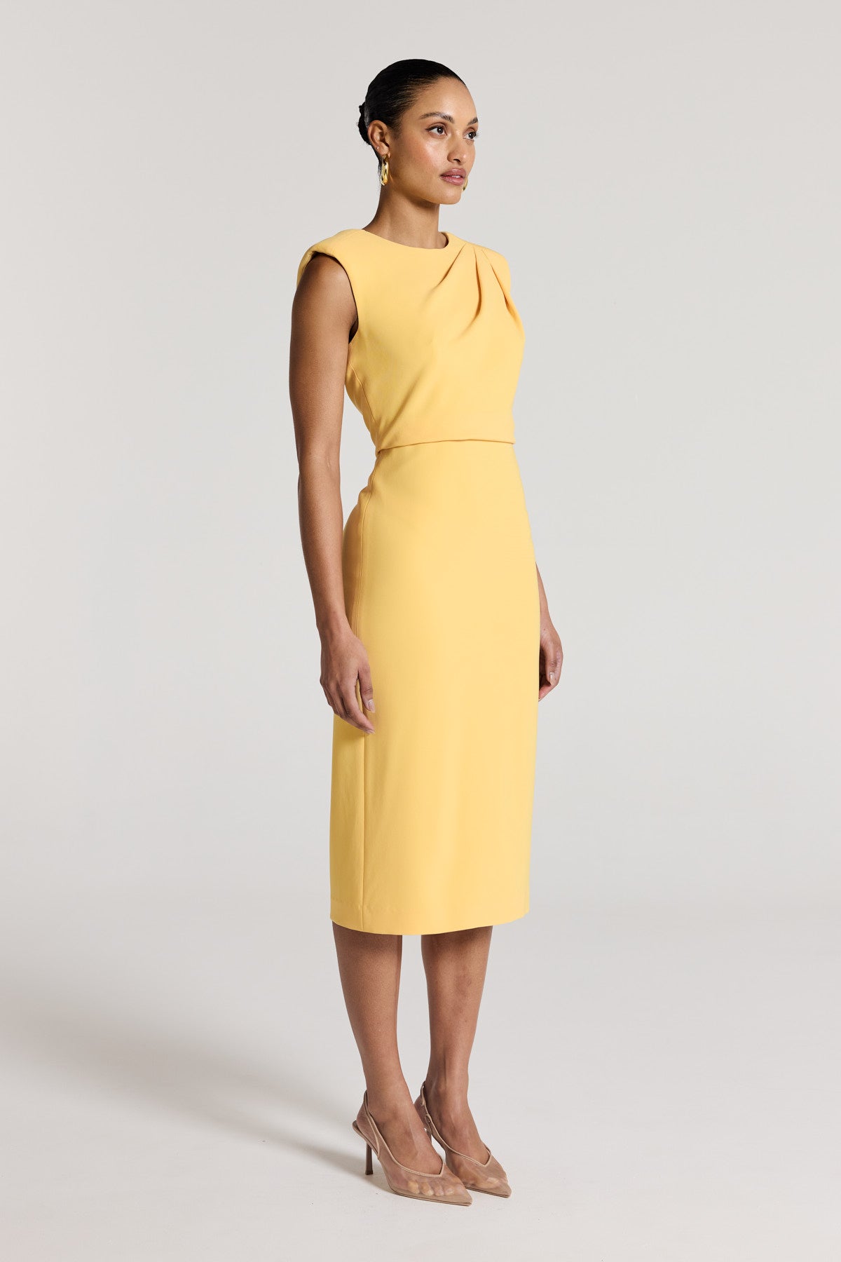 Ramona Dress - Yellow-Perri Cutten