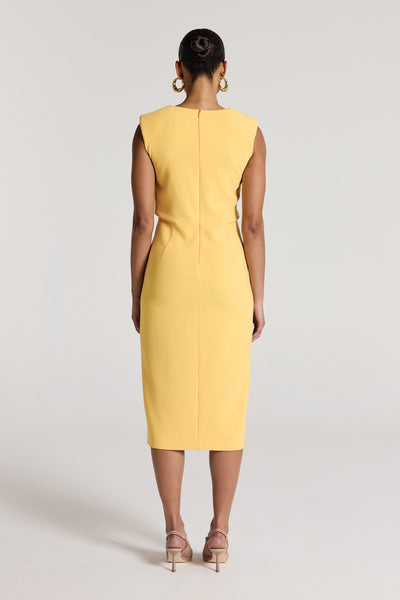 Ramona Dress - Yellow-Perri Cutten