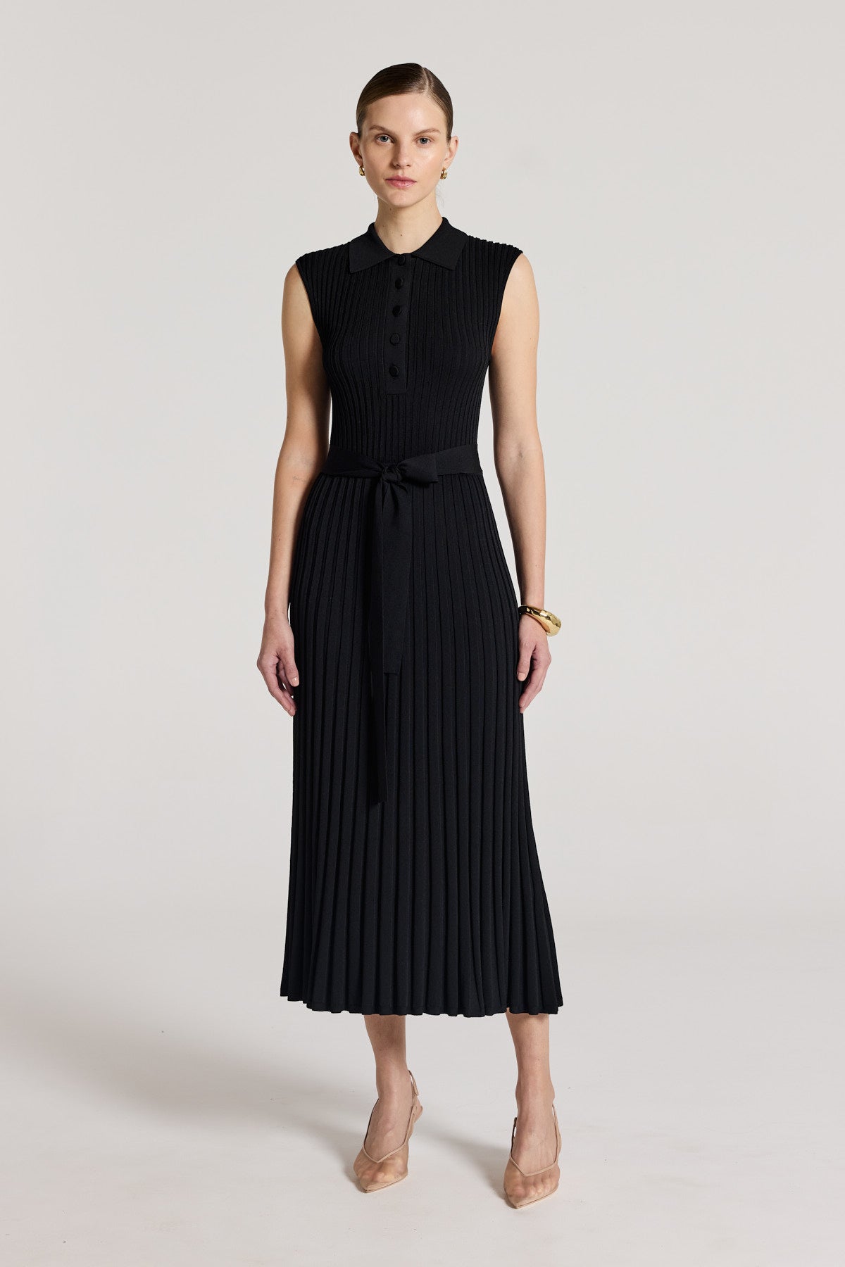 Chelsea Knit Dress - Black-Perri Cutten