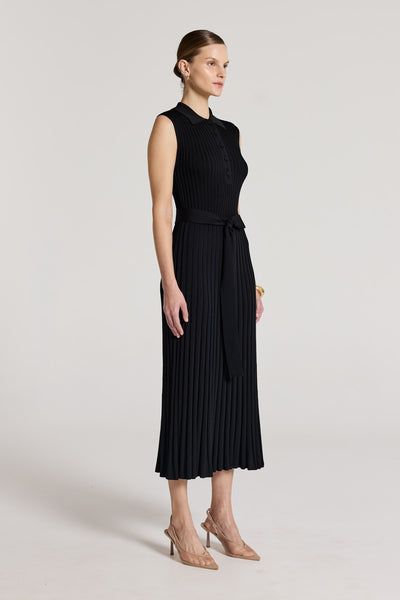 Chelsea Knit Dress - Black-Perri Cutten