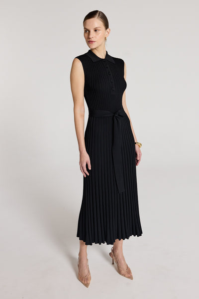 Chelsea Knit Dress - Black-Perri Cutten