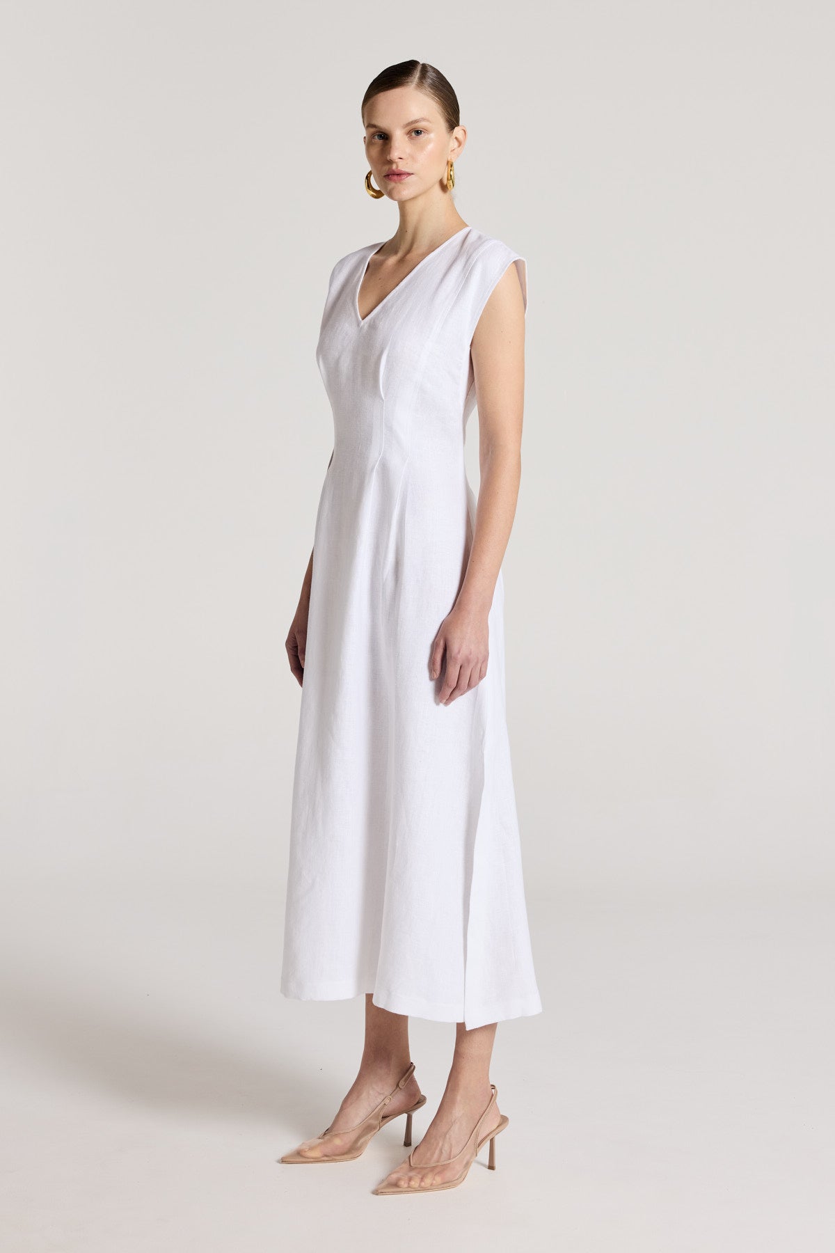 Lani Dress - White-Perri Cutten