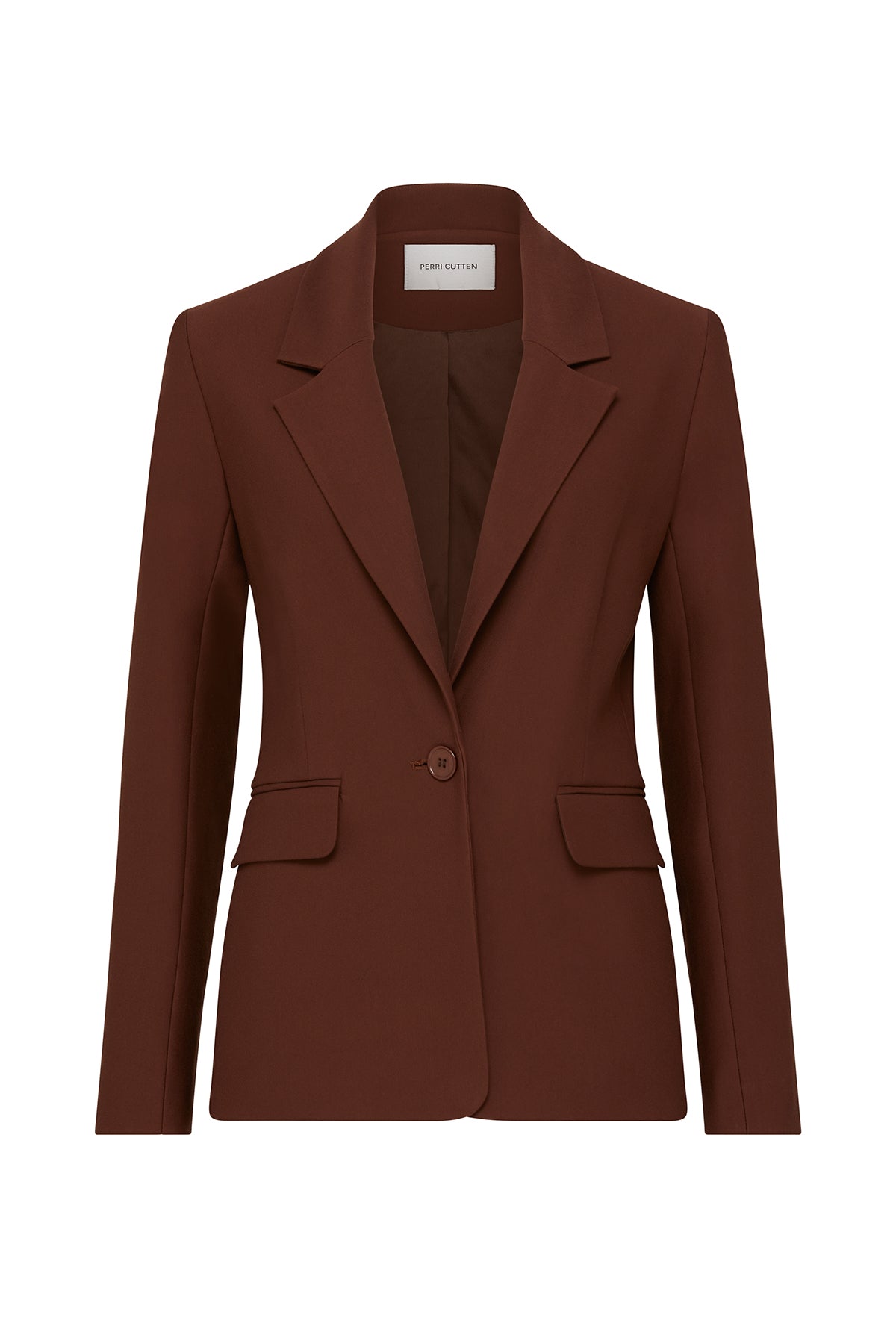 Regent Ponte Jacket - Cognac-Perri Cutten