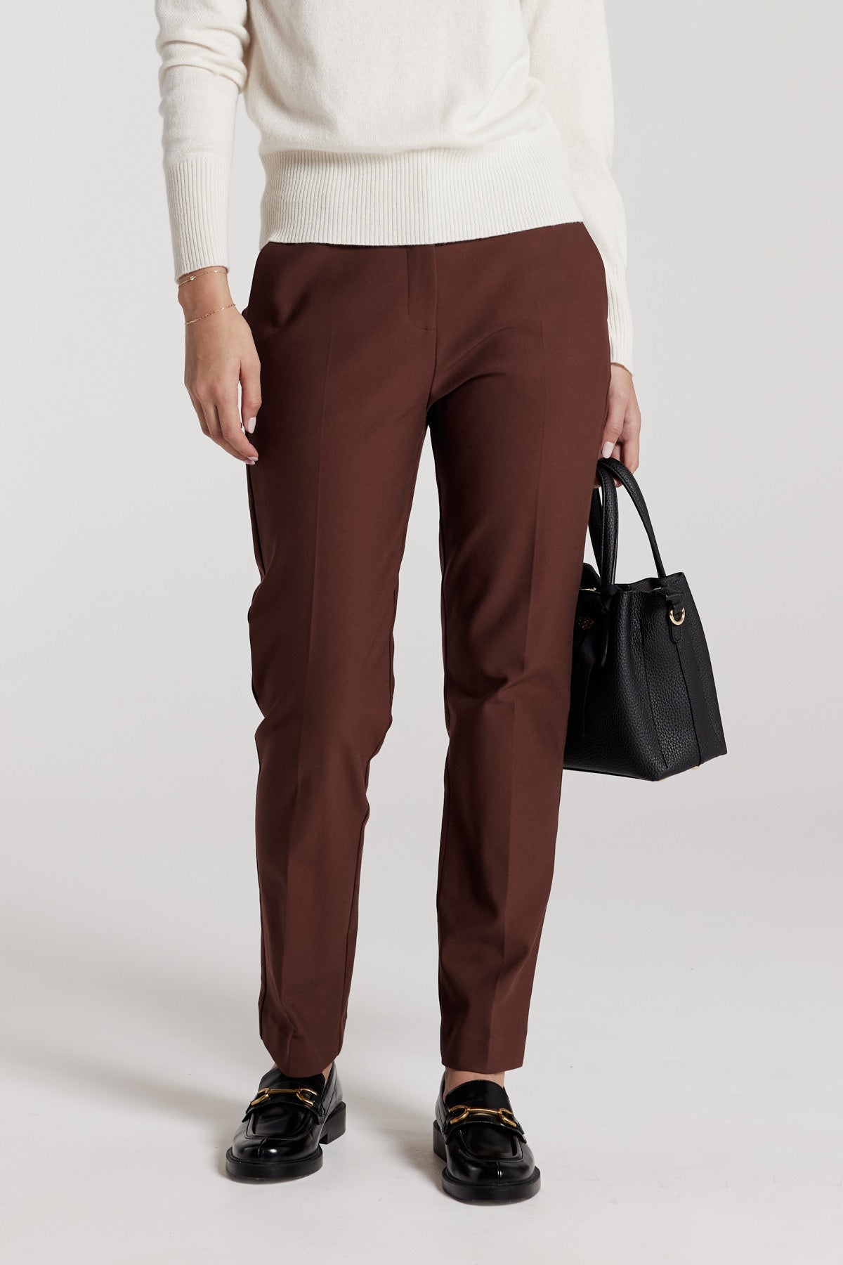 Harper Ponte Pant - Cognac-Perri Cutten