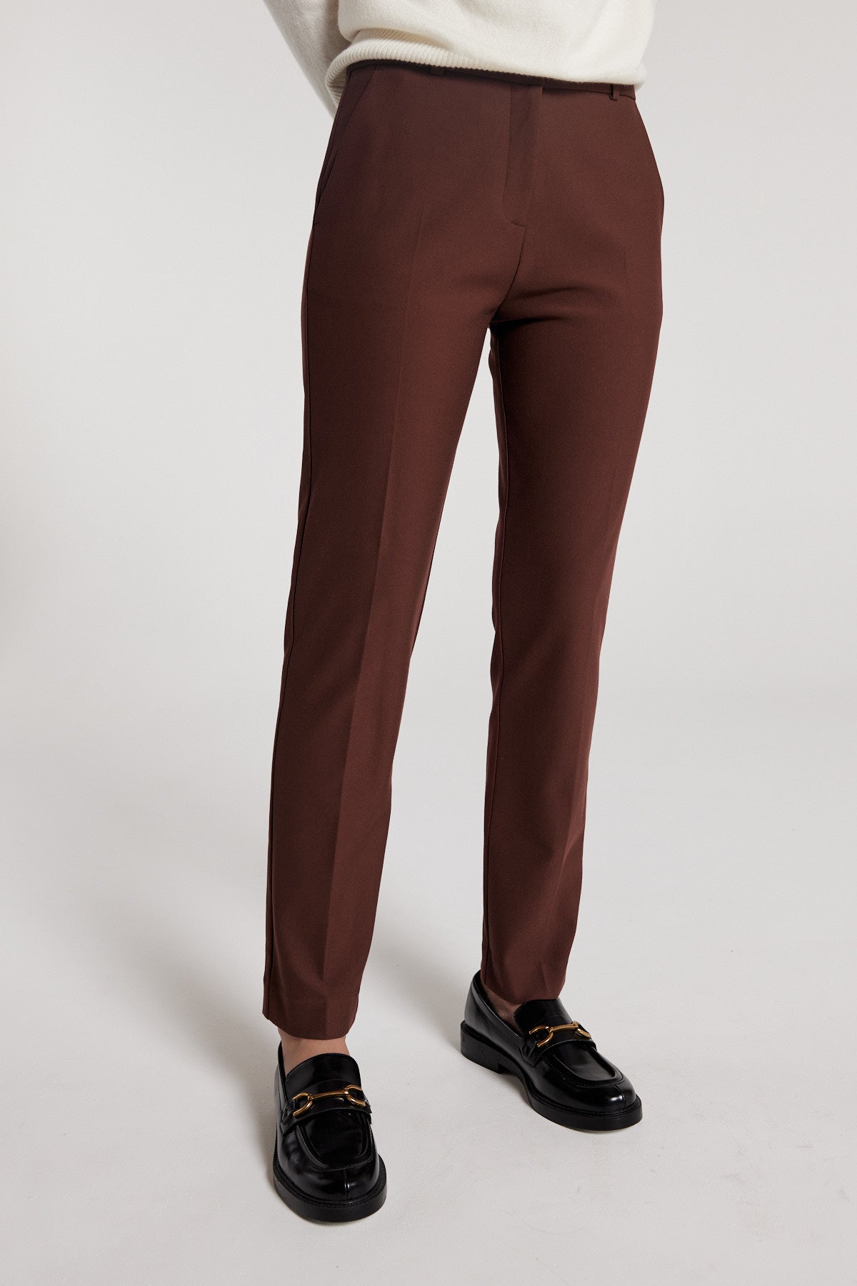 Harper Ponte Pant - Cognac-Perri Cutten