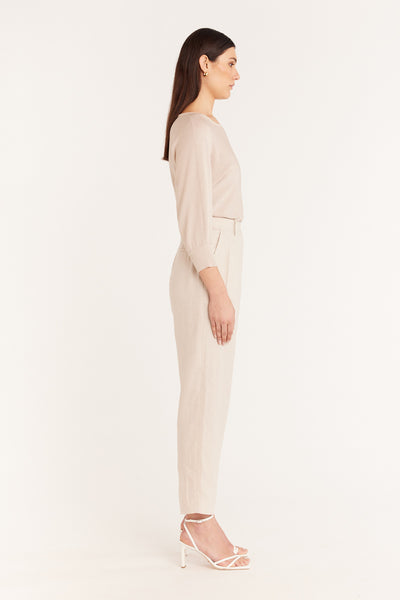 Taomina Linen Pant - Pumice-Perri Cutten