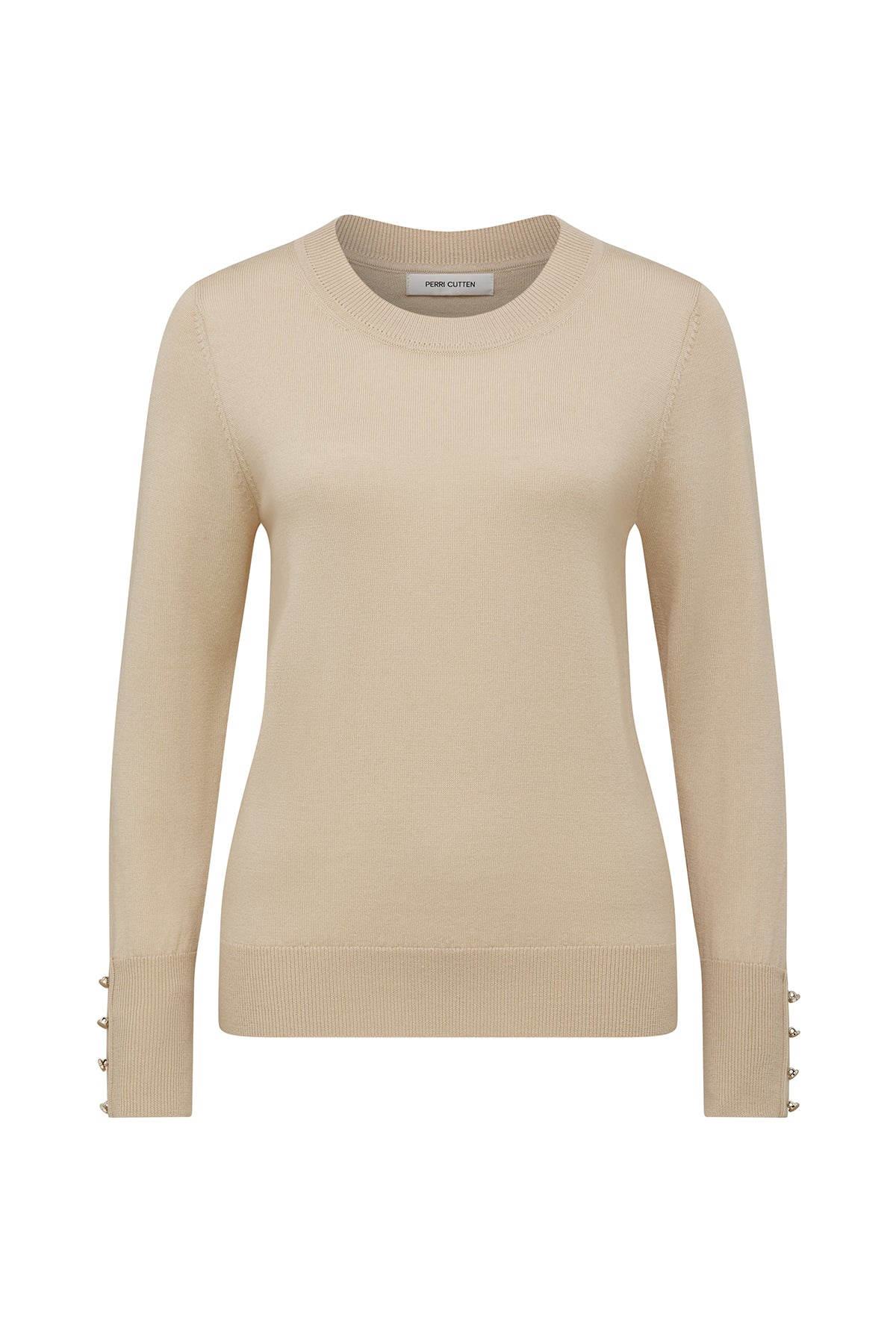 Orla Merino Jumper - Porcelain-Perri Cutten